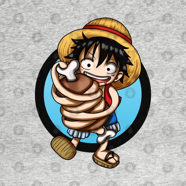 luffy love nikuuu by ekkimu